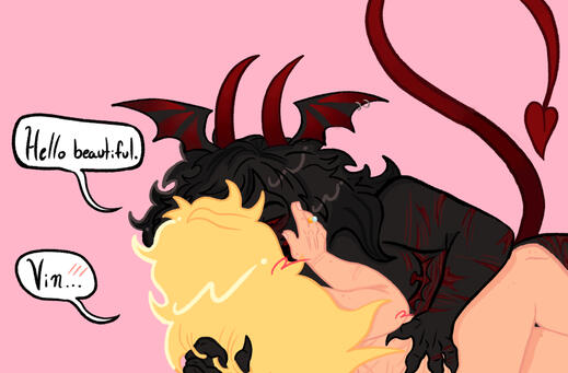 me and my boyfriends ocs ta and vin